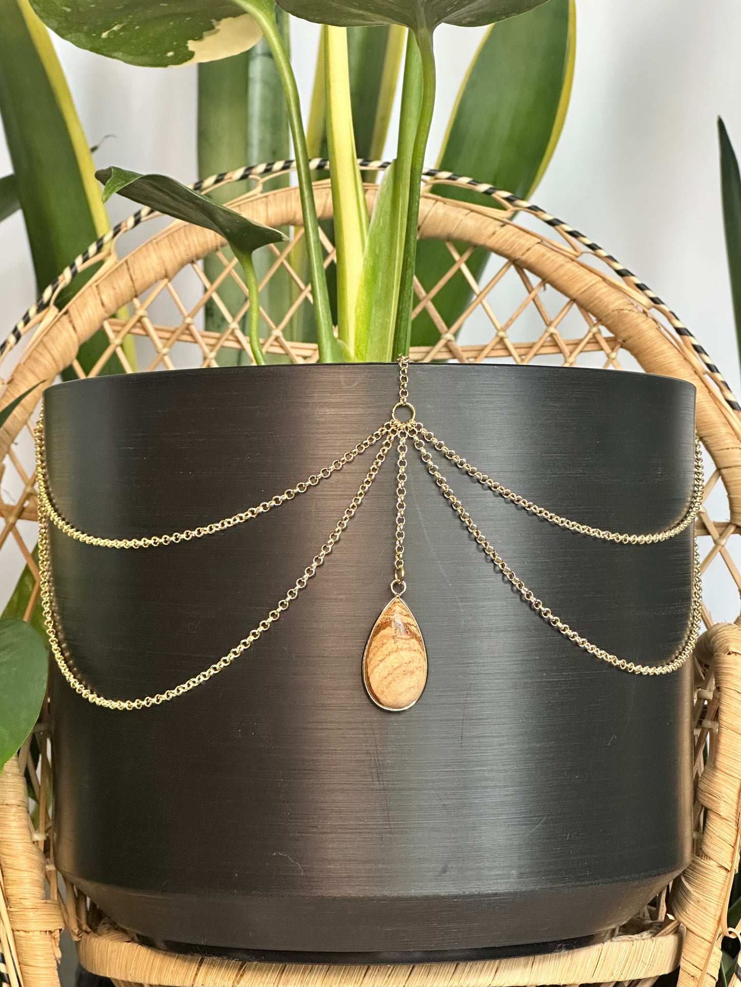 Jasper Teardrop Pendant