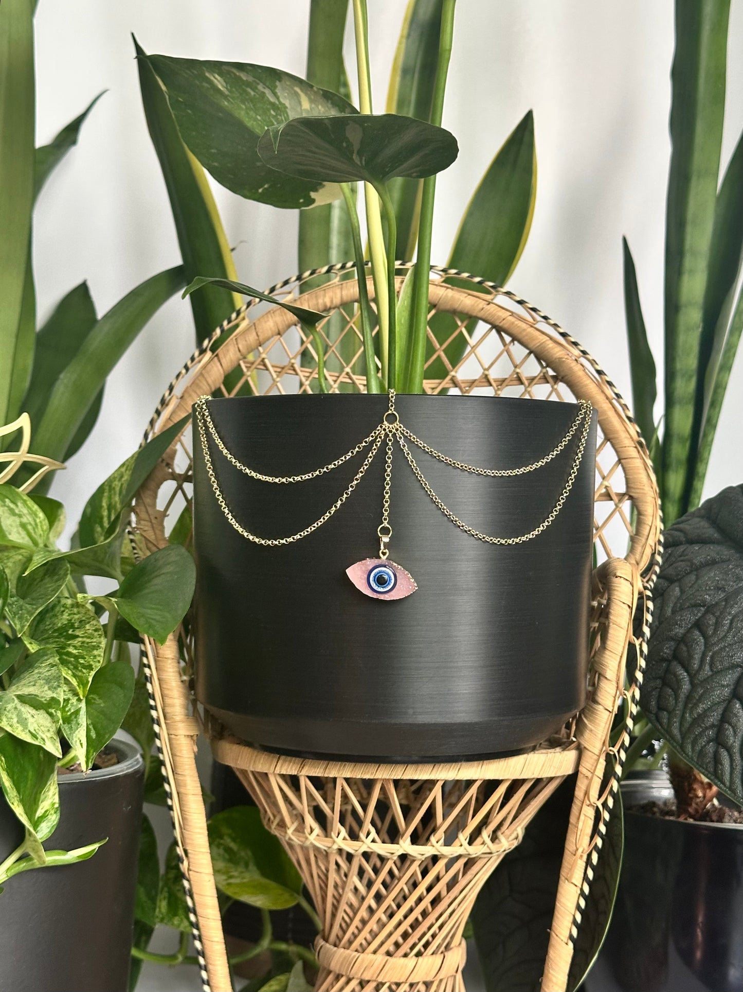 Evil Eye Charm - Pink
