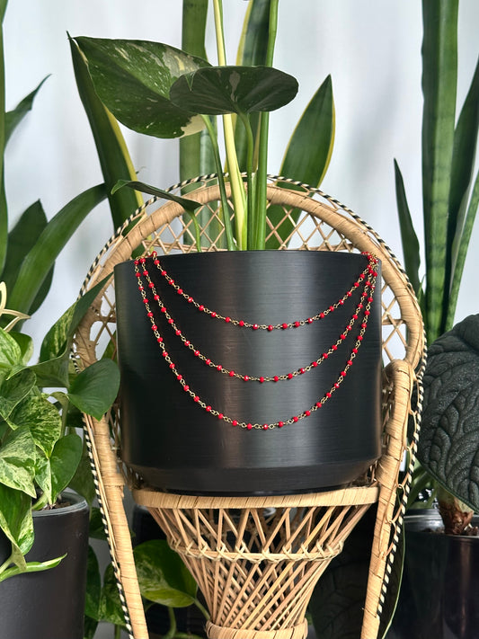 Red Onyx Plant Jewelry
