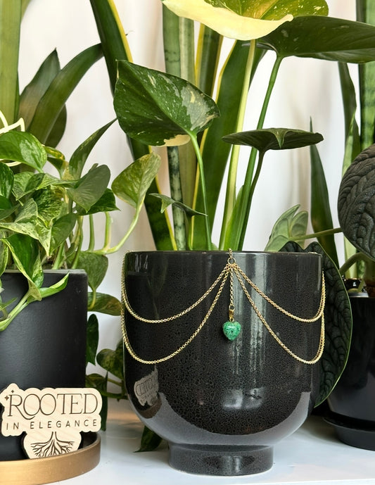 Tiny Jade Heart Pendant