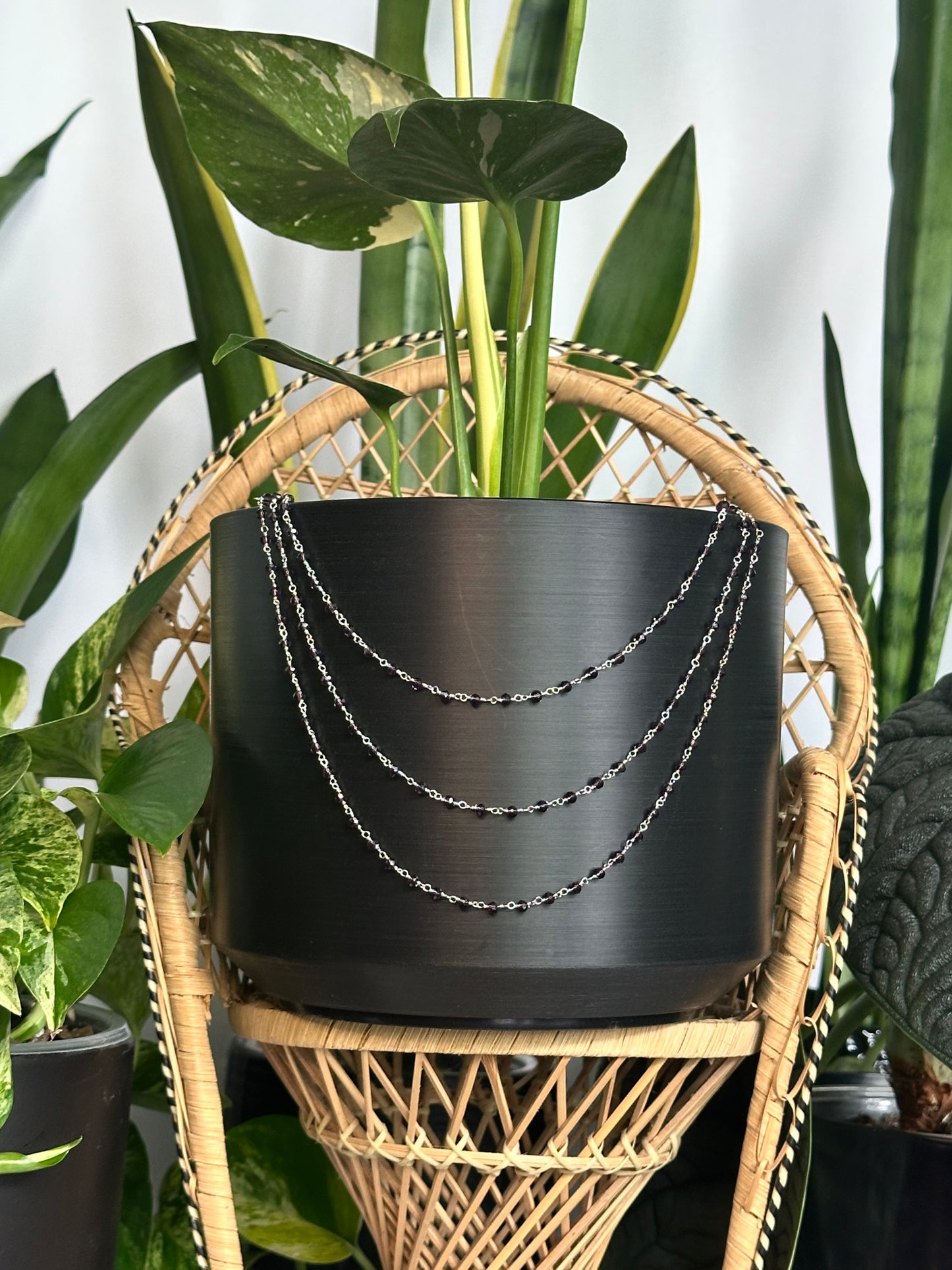 Amethyst Plant Jewelry