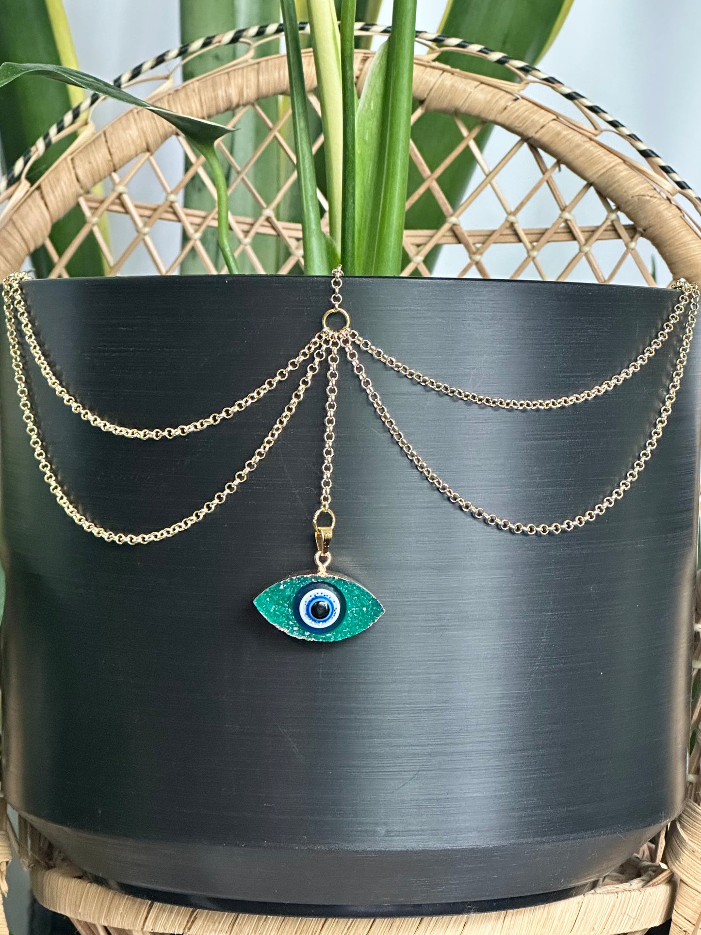 Evil Eye Charm - Green